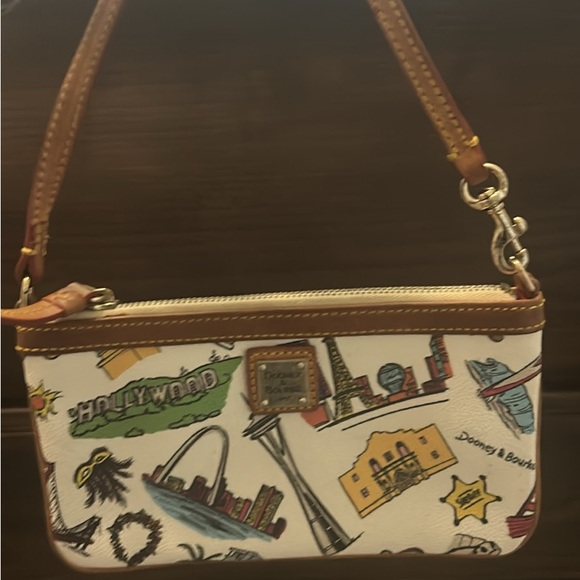 Dooney & Bourke Multicolor Graphic Wristlet - Picture 1 of 2
